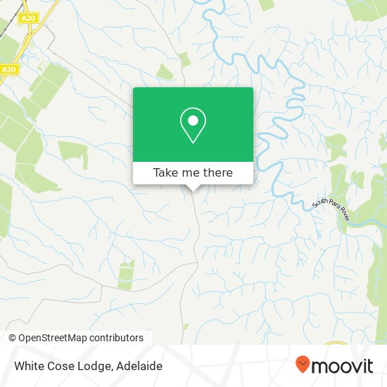 Mapa White Cose Lodge