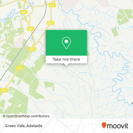 Mapa Green Vale