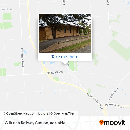 Mapa Willunga Railway Station