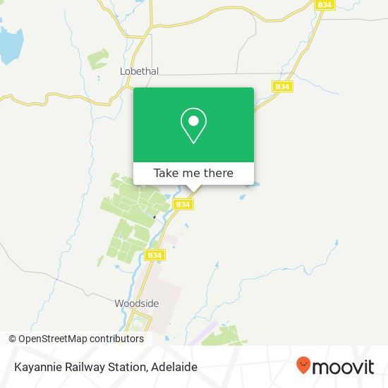 Kayannie Railway Station map