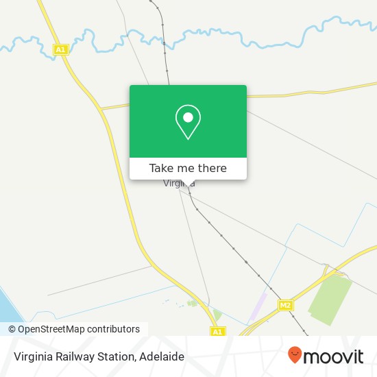 Virginia Railway Station map