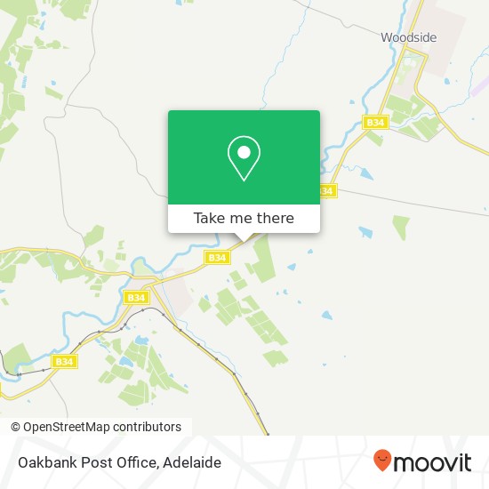 Oakbank Post Office map