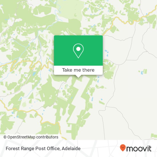 Mapa Forest Range Post Office