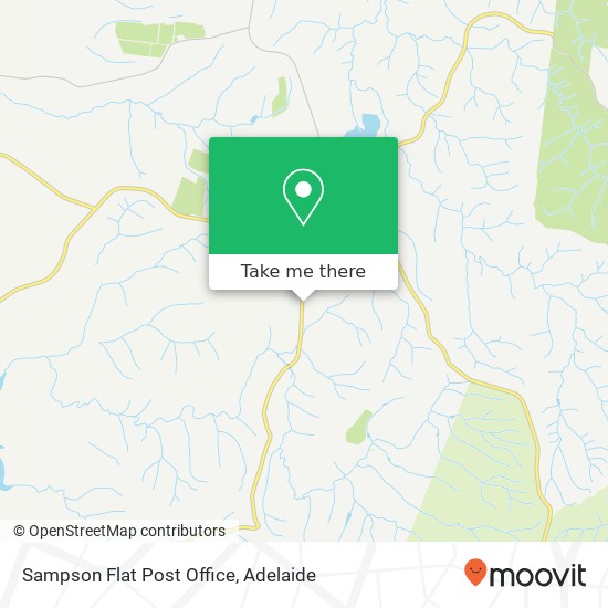 Sampson Flat Post Office map