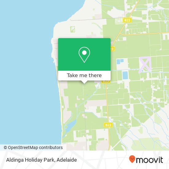 Aldinga Holiday Park map