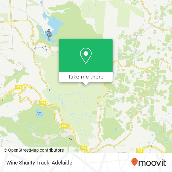 Mapa Wine Shanty Track