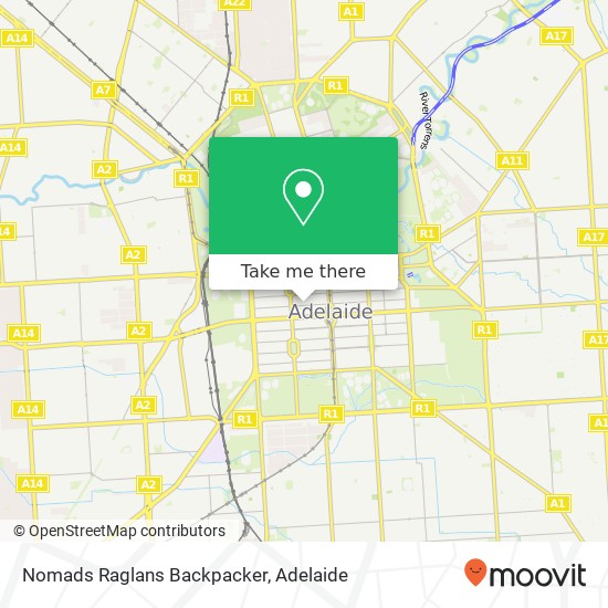 Nomads Raglans Backpacker map