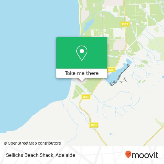 Sellicks Beach Shack map
