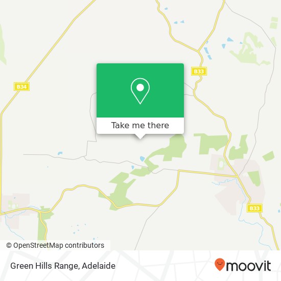 Green Hills Range map