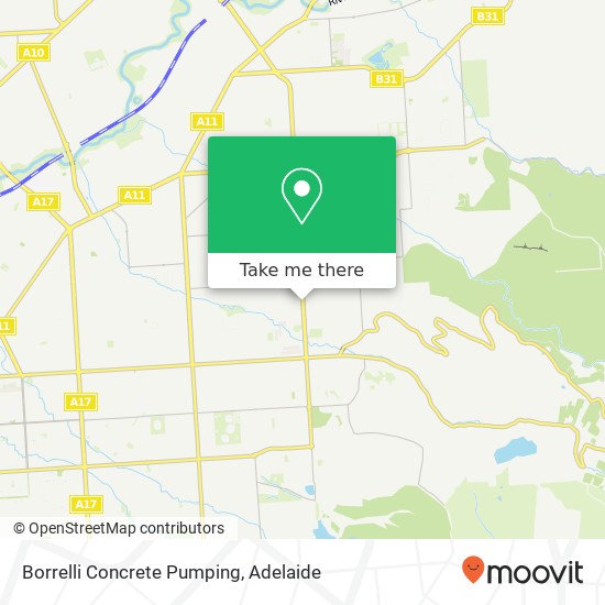 Borrelli Concrete Pumping map