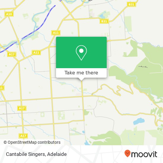 Cantabile Singers map