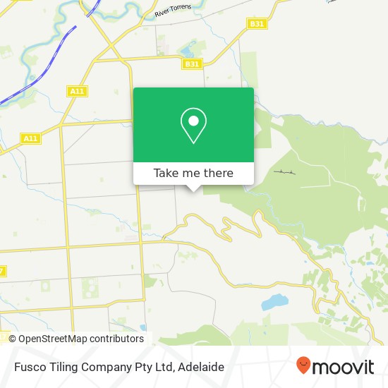 Mapa Fusco Tiling Company Pty Ltd