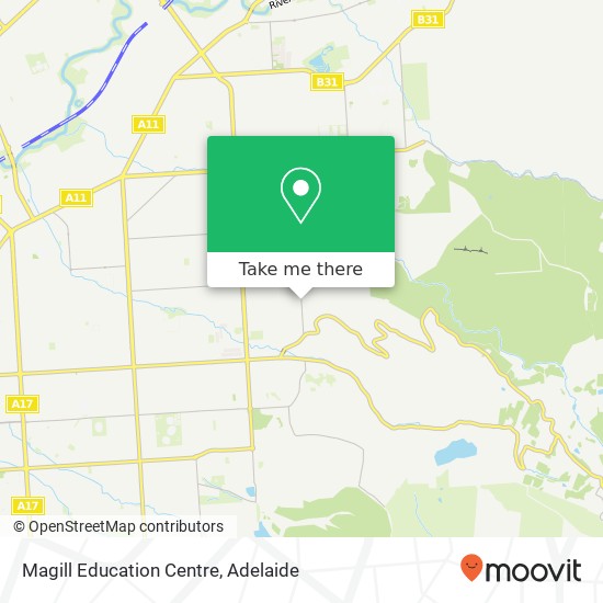 Magill Education Centre map