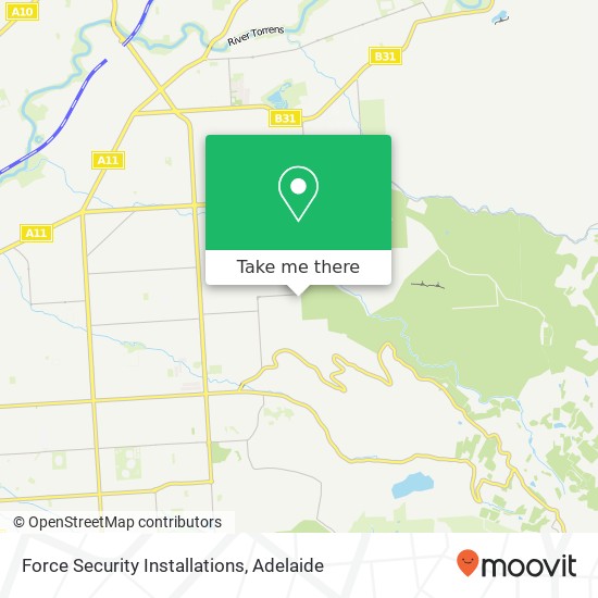 Force Security Installations map