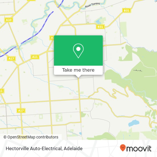 Hectorville Auto-Electrical map