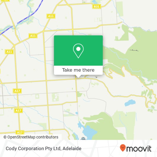 Cody Corporation Pty Ltd map
