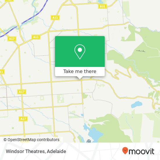 Windsor Theatres map