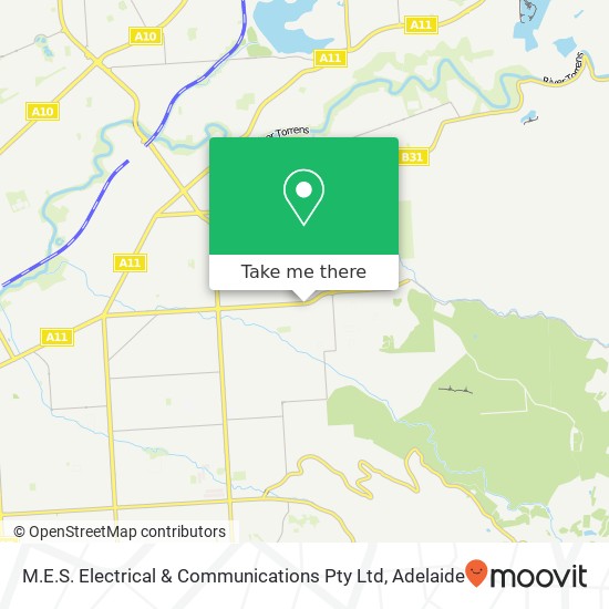 M.E.S. Electrical & Communications Pty Ltd map