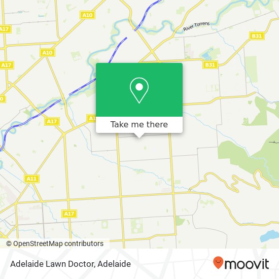 Adelaide Lawn Doctor map
