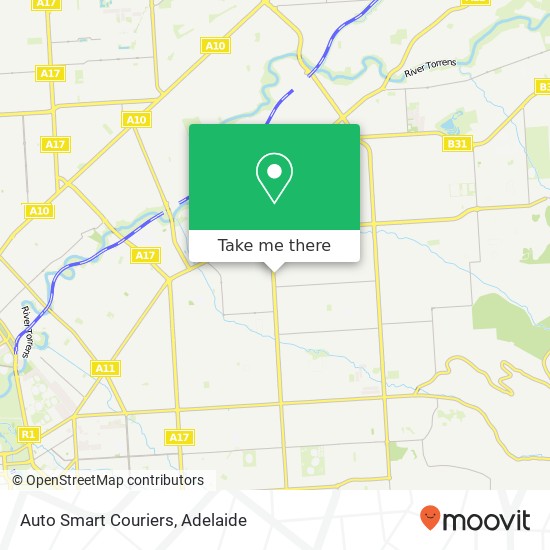 Auto Smart Couriers map