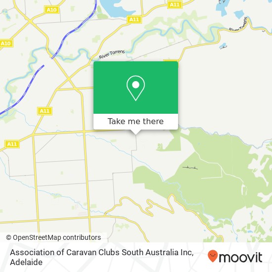 Association of Caravan Clubs South Australia Inc map