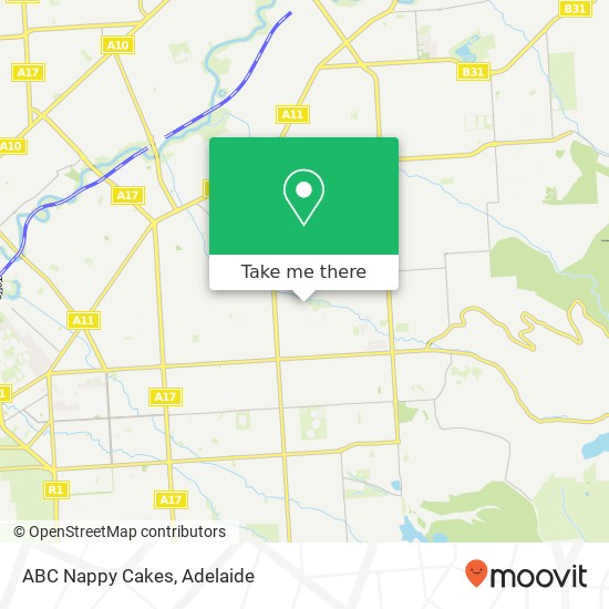 ABC Nappy Cakes map