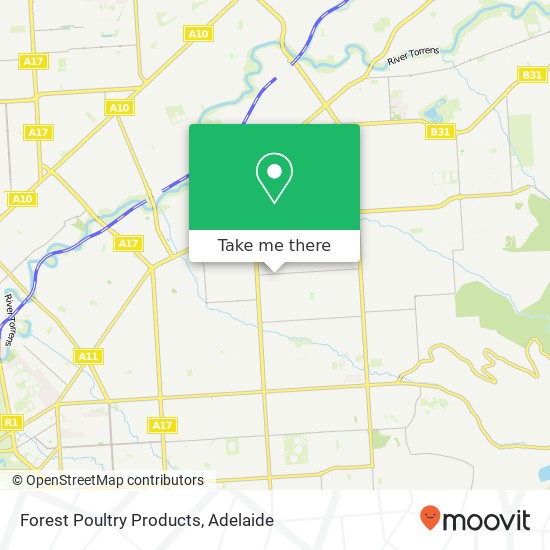 Forest Poultry Products map