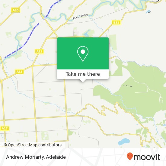 Andrew Moriarty map