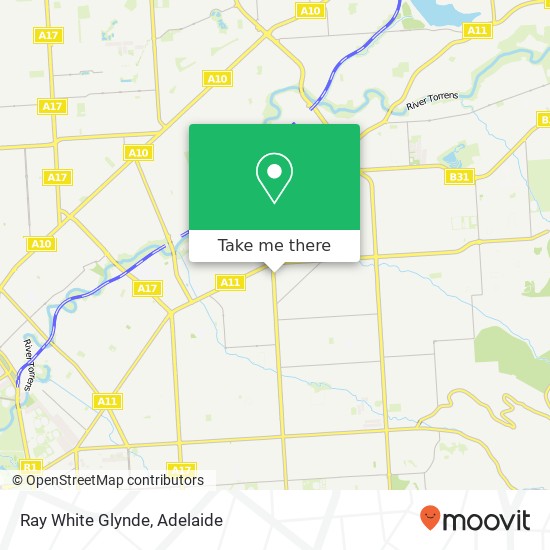 Ray White Glynde map