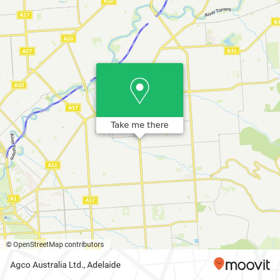 Agco Australia Ltd. map