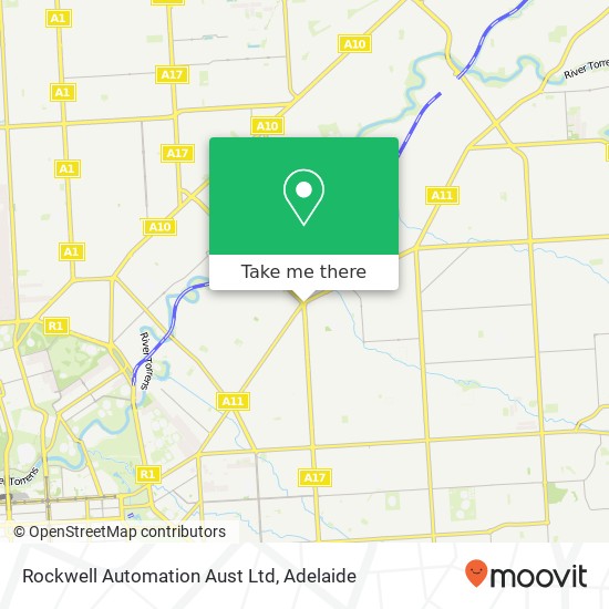Mapa Rockwell Automation Aust Ltd