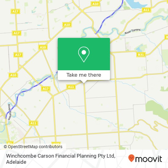 Winchcombe Carson Financial Planning Pty Ltd map