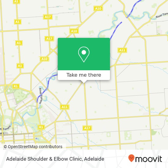 Adelaide Shoulder & Elbow Clinic map