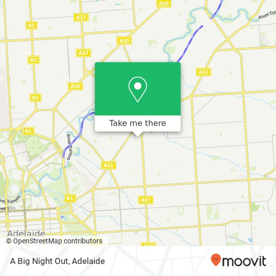 A Big Night Out map