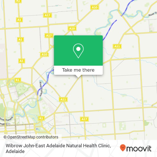 Wibrow John-East Adelaide Natural Health Clinic map