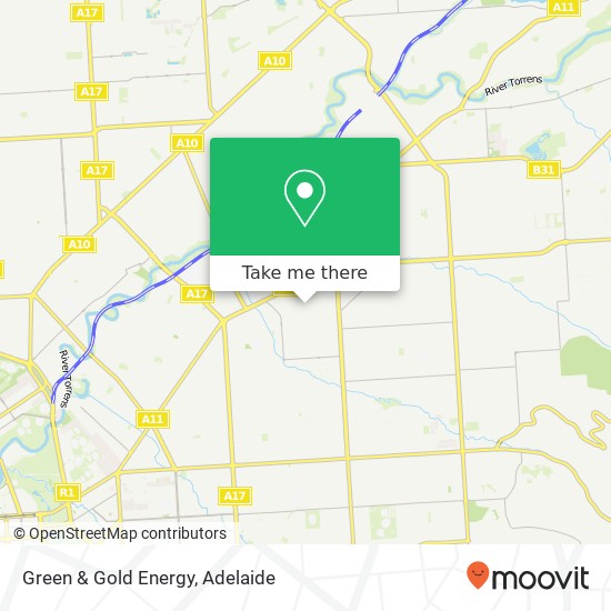 Mapa Green & Gold Energy