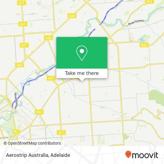Aerostrip Australia map