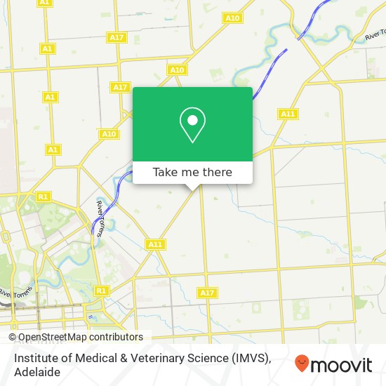 Institute of Medical & Veterinary Science (IMVS) map