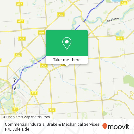 Commercial Industrial Brake & Mechanical Services P / L map
