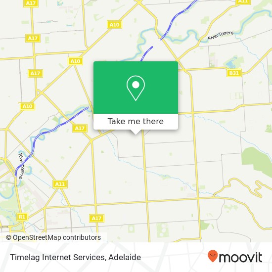 Timelag Internet Services map