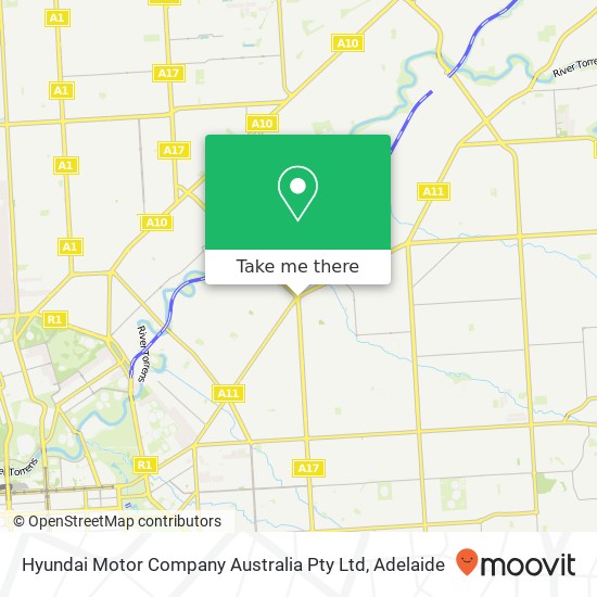 Hyundai Motor Company Australia Pty Ltd map