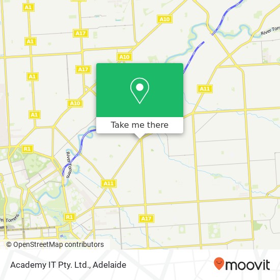 Academy IT Pty. Ltd. map