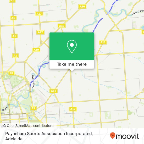 Payneham Sports Association Incorporated map