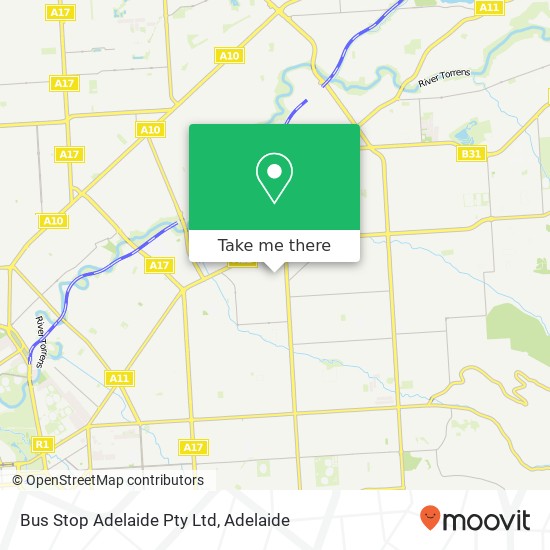 Bus Stop Adelaide Pty Ltd map