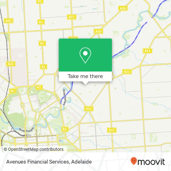 Avenues Financial Services map