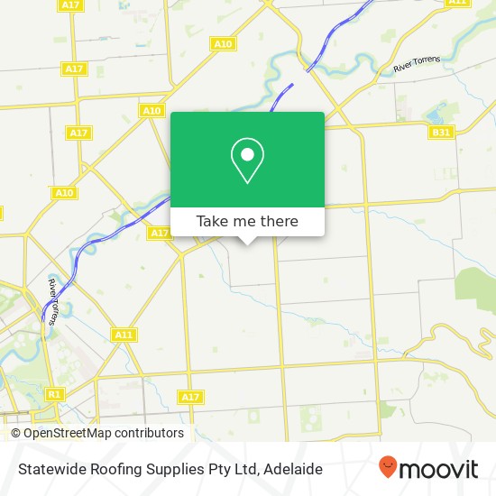 Mapa Statewide Roofing Supplies Pty Ltd