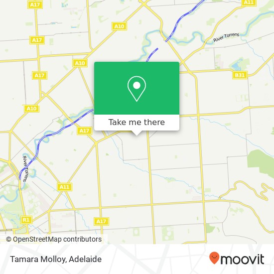 Mapa Tamara Molloy