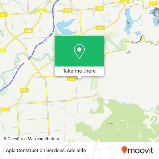 Mapa Apia Construction Services