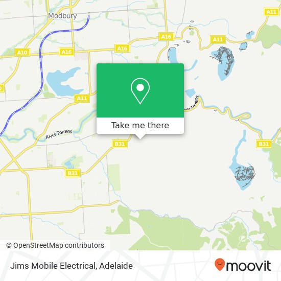 Mapa Jims Mobile Electrical