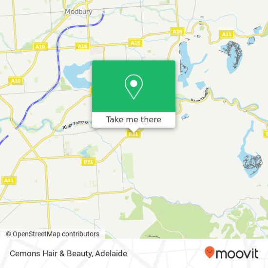 Cemons Hair & Beauty map